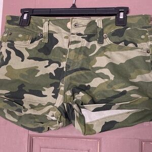 Como print No Boundaries shorts JUNIORS sz 13